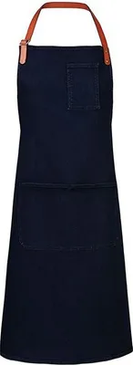 Produktbild von Latzschürze im Jeanslook, stretch, B 100 x L 80 cm, Fb. navy