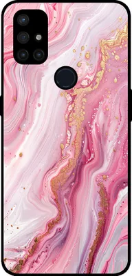 Produktbild von Smartphonica Telefon Fall geeignet für OnePlus Nord N10 5G mit Marmor-Druck - TPU zurück Abdeckung Fall Marmor-Design - Pink