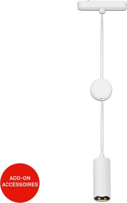 Immagine prodotto di Sistema di binari Briloner Luxtrail, luce a sospensione LED, regolabile in altezza, bianco