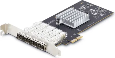 Obrázek produktu pro StarTech.com P041GI-NETWORK-CARD, Interní, Kabel, PCI Express, Vlákno, 1000 Mbit/s, Černá
