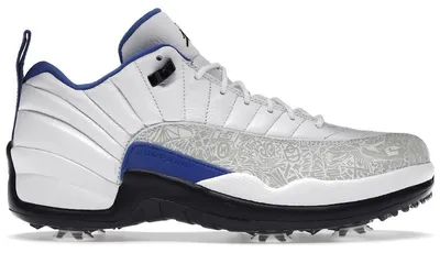 Image de Jordan 12 Retro Low Golf NRG P22 Laser Game, couleur bleu royal - Taille EU 37,5