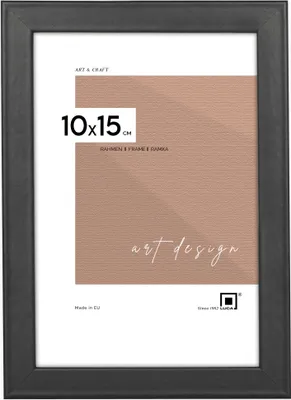 Produktbild von LUCA® Frames, FDM, Bilderrahmen, Farbe Schwarz, 10x15 cm