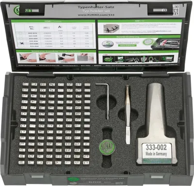 Produktbild von KUKKO Typenhalter-Satz SH 4 mm Turnus