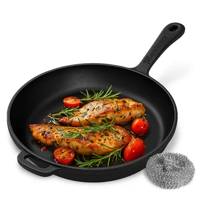 Obrázek produktu pro Litinová pánev Ø 20 cm Litinová pánev MAYSTERNYA CAST IRON, Obrázek vytvořený pomocí AI