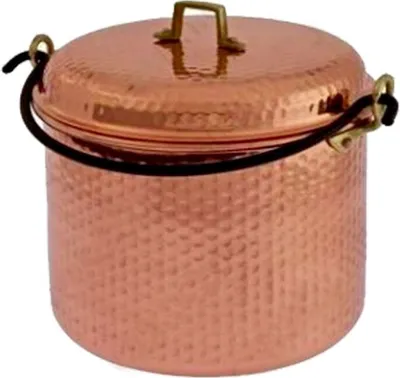 Obrázek produktu pro Měděný hrnec,pekáč - Se železným obloukem 28 cm,