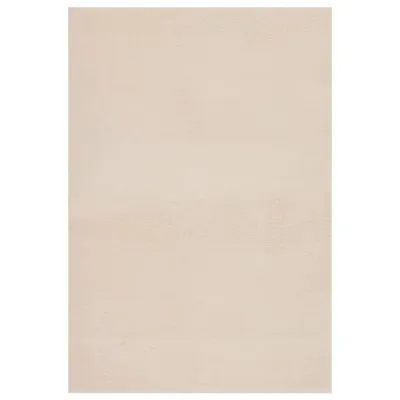 Produktbild von Teppich Waschbar Flauschig Kurzflor 160x230 Rutschfest Beige