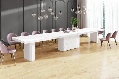 Produktbild von Design Esstisch Tisch HEK-111 XXL ausziehbar 180 bis 468 cm