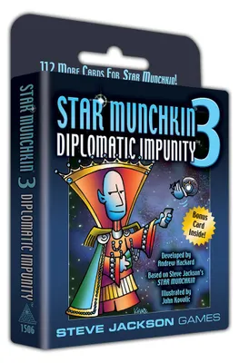 Zdjęcie produktu dla Star Munchkin 3: Diplomatic Impunity – gra karciana – wydanie angielskie