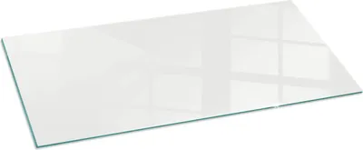 Zdjęcie produktu dla Szklana podstawa do pieca 125x50 cm - piec - szklana płyta kominkowa - szkło ochronne - płyta chroniąca przed iskrami - szklana podstawa ognioodporna - płyta chroniąca przed ciepłem - szklana podstawa ochronna - kolor kości słoniowej