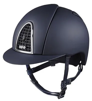 Zdjęcie produktu dla Kask jeździecki KEP Cromo tekstylna czapka jeździecka niebieska L