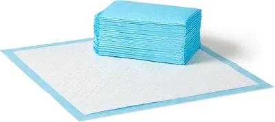 Produktbild von Trainingsunterlagen für Hunde und Welpen – 20 Stück – 61 x 58,5 cm – auslaufsicher – schnelltrocknend – 5-lagig
