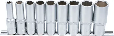 Productafbeelding van BGS 2223: Diep doordringende doppen, 10-24 mm, 12,5 (1/2 inch), 9-delig.