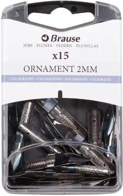 Produktbild von Brause Schachtel mit 15 Ornamentfedern 152020B