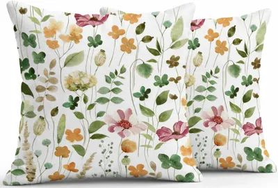 Obrázok produktu pre Omgoods – Súprava 2 vodoodolných poťahov na vankúše, 45 x 45 cm, vhodné na vonkajšie použitie
