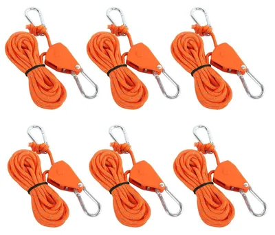 Productafbeelding van Set van 6 Verstelbare Katroppen met Kabelrem
