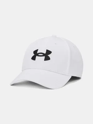 Produktbild von Under Armour Men's Blitzing Low Stretch Fit Cap - White / / Black - XL/XXL