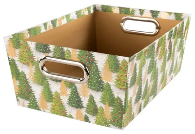 Obrázok produktu pre Darčekový košík Idena Vianočný stromček  33 x 22,9 x 12,7 cm