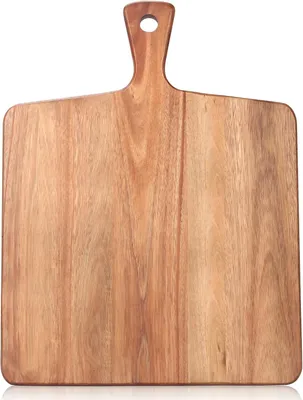 Produktbild von Schneidebrett 17" x 13", Akazienholz, mit Griff, für Küche