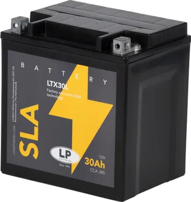 Produktbild von Batterie 12V 30aH LANDPORT LTX30L Polaris Wide Track Artic Cat Wildcat YTX30L-BS