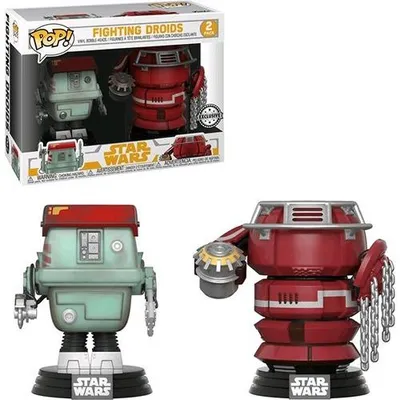 Produktbild von Fighting Droids - Star Wars Exclusivite Exclusive - Funko Pop! - Vinyl Figur