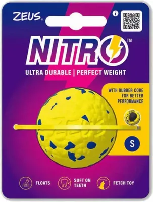 Immagine prodotto di Zeus Nitro-ball Con nucleo in gomma Gioco per cani Trasparente M Trasparente M