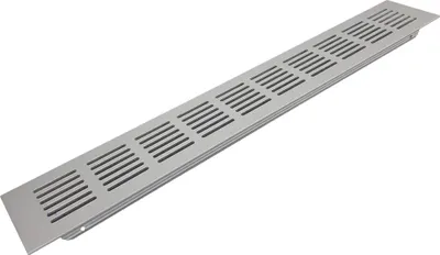 Produktbild von Lüftungsgitter LG-4006 AA eloxiert Stegblech 400 x 60 mm Zuluft Abluft Türgitter