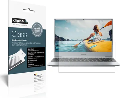 Produktbild von 2x Schutzfolie für Medion Akoya E15302 matt - Anti-Shock 9H Folie dipos Glass Kunststoffglas