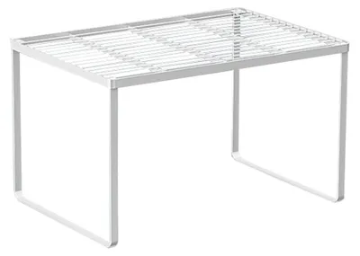 Image de Étagère de rangement empilable pour la cuisine et la salle de bain