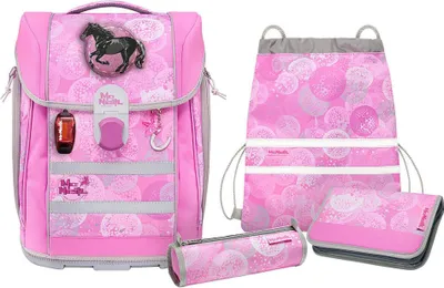 Produktbild von McNeill Schulranzen McLight 2 Schoolbag Set 6-teilig Beauty rosa