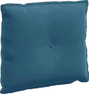 Zdjęcie produktu dla vidaXL Poduszka na plecy niebieska 60 x 50 cm tkanina sztruksowa