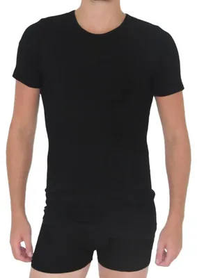 Herren Business Funktionsunterhemd schwarz 2er Pack