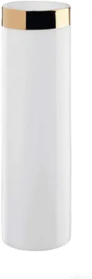 Produktbild von ASA Windlicht / Vase mit Goldrand weiss 20,5 cm