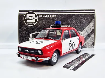 Zdjęcie produktu dla Skoda 105 L (1977) Ochrona przeciwpożarowa Triple9 1:18