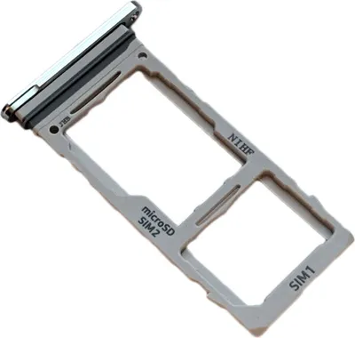 Produktbild von Simkartenhalter und SD Card Fach für Samsung Galaxy Note 20 Ultra 5G (SM-N986B/DS), Original Ersatzteil, Weiss