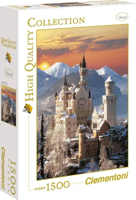 Zdjęcie produktu dla Clementoni puzzle 1500 Zamek w Neuschwanstein 31925