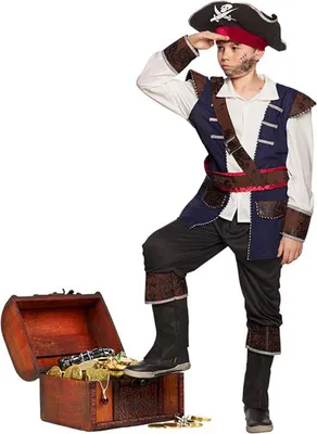 Produktbild von Boland 6822598, Maskenkostüm, Kind, Männlich, Pirat, 10-12 years, Polyester