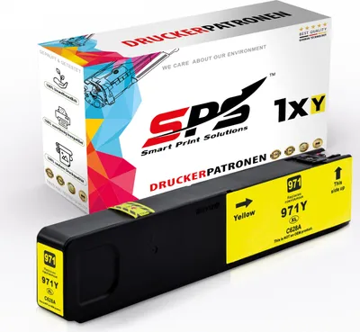 Produktbild von Kompatibel für HP Officejet Pro X 476 (CN628AE/971XL) Tintenpatrone Gelb
