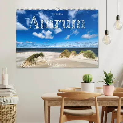 Produktbild von Amrum Glücksort (Wandkalender 2026 DIN A2 quer), CALVENDO Monatskalender