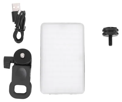 Obrázok produktu pre LED svetlo na selfie so studeným a teplým svetlom, multifunkčné, prenosné, s klipom, vhodné na videokonferencie a živé vysielanie
