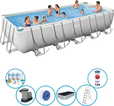 Zdjęcie produktu dla Bestway - Pool Power Steel - Zestaw basenowy - 640x274x132 cm