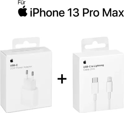 Immagine prodotto di Adattatore di alimentazione USB-C Apple da 20 W + cavo da USB-C a Lightning da 2 m