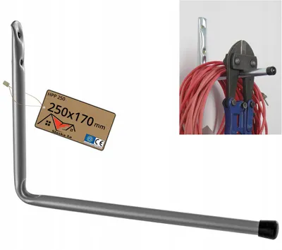 Obrázek produktu pro HPP250 Držák na nářadí do garáže 250mm pozinkovaný