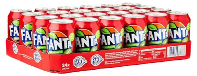 Obrázek produktu pro Fanta Jahoda a kiwi perlivá příchuť 330ml 24 balení