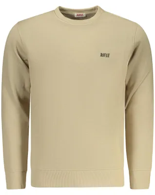 Produktbild von Beiges Herren-Sweatshirt ohne Reißverschluss – Stilvoll & Gemütlich