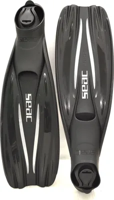 Produktbild von Seac Unisex Tauchen Flosse F-100 PRO, Größe 46/47, Flossen, Schwimmflossen