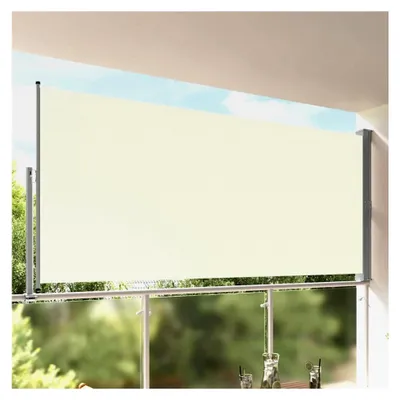 Produktbild von Terrassenmarkise Cremer 160x300cm, UV- und reißfest, automatische Rückrollfunktion, Sichtschutz für Balkon und Garten
