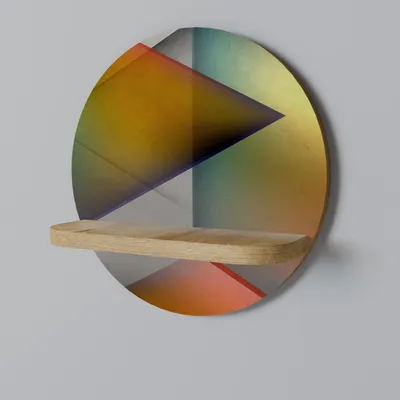Image de Une netteté tranchante Étagère ronde