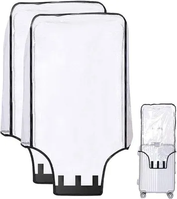 Produktbild von Famanu Kofferhülle aus PVC, transparent, schützend - für Koffer bis 66 cm