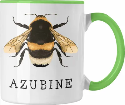 Produktbild von Trendation - Azubine Tasse Geschenke Auszubildende Geschenkidee Neuer Job (Grün)