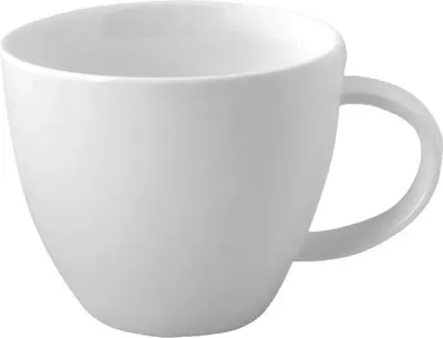 Produktbild von Filiżanka do espresso porcelanowa biała 80 ml Kubik/Fala